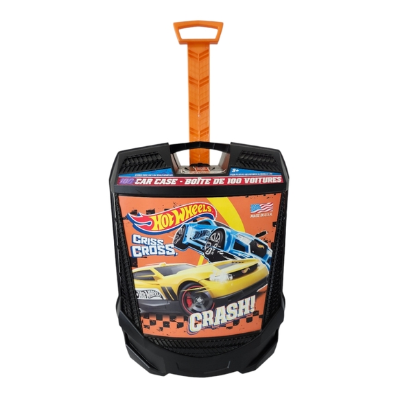 Hot Wheels 100 Cars Rolling Carry Case Storage 50th Anniversary USA Organizer - Picture 3 of 11
